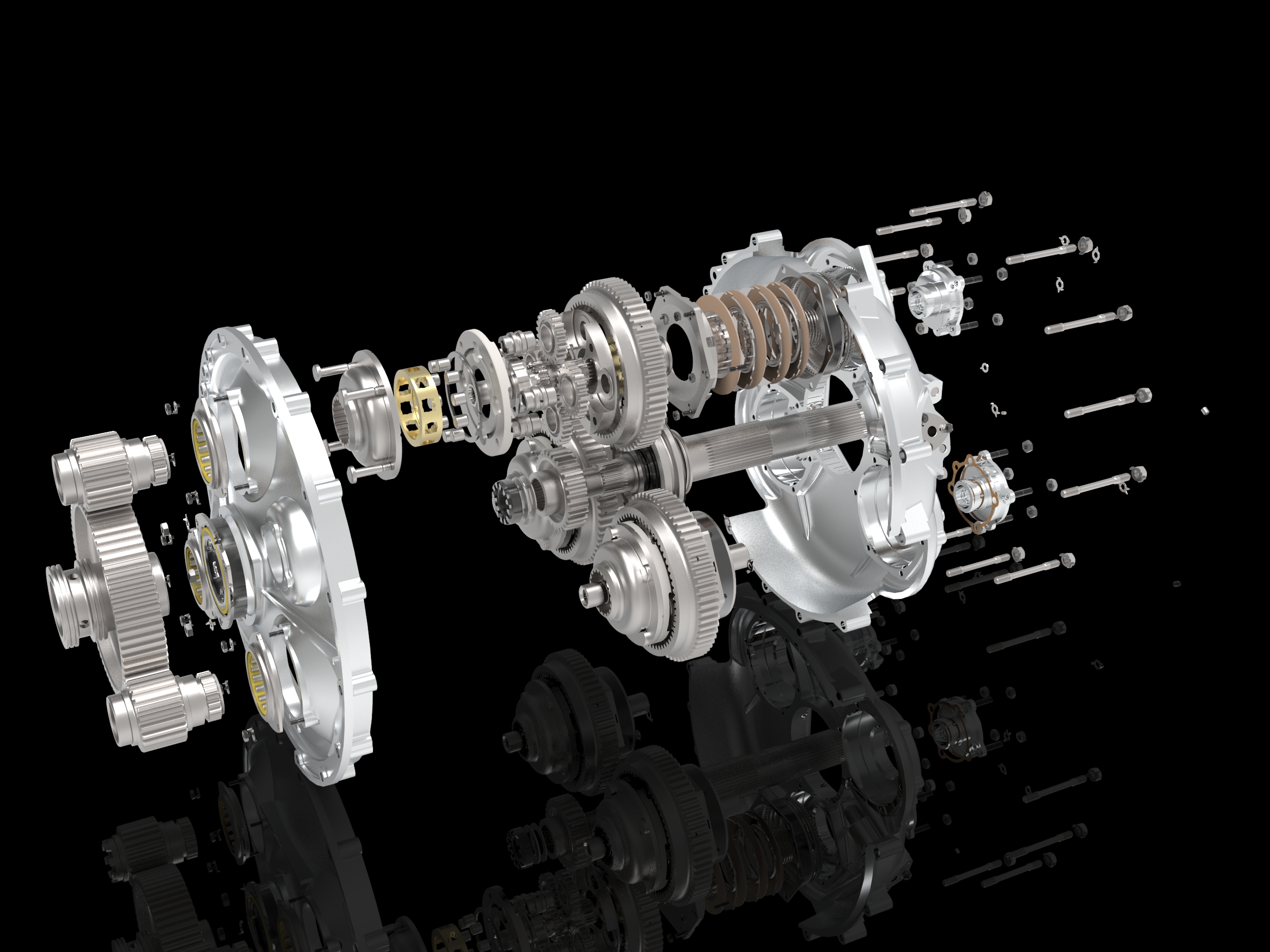 发动机增压器驱动组件